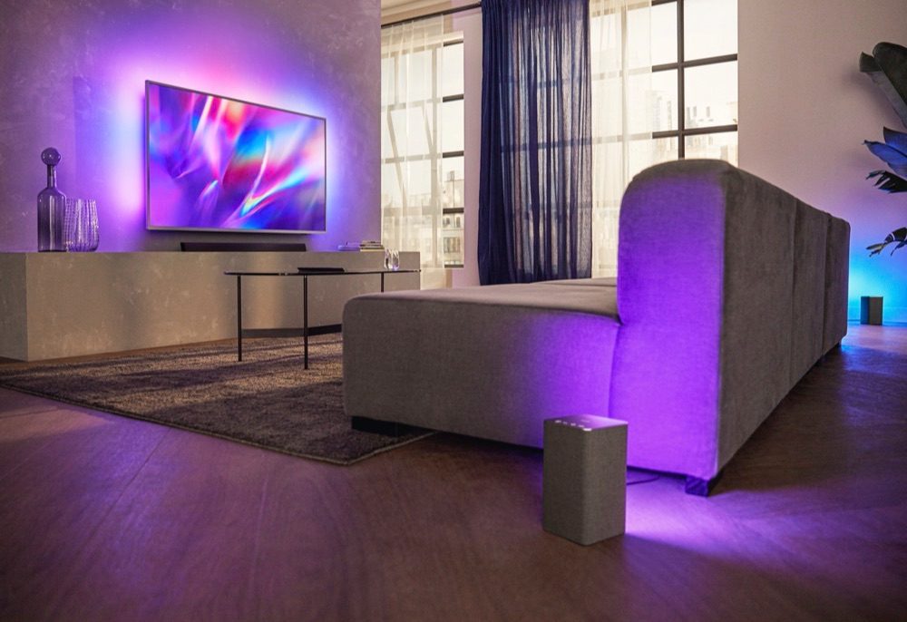 Altoparlante Philips con Ambilight.