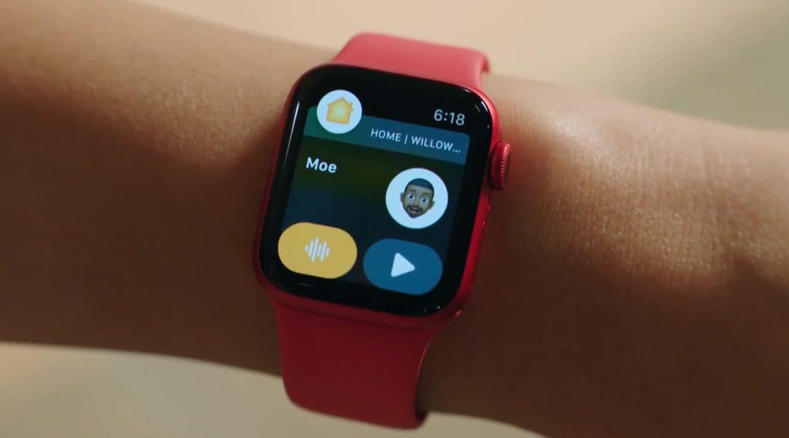Intercom melding Apple Watch