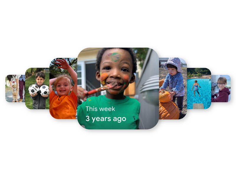 Google Foto's in iOS 14 widget