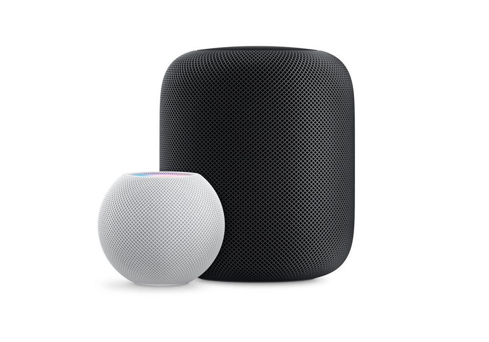 HomePod vs HomePod mini.