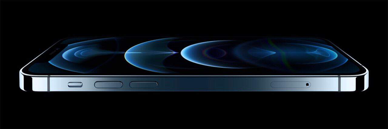 iPhone 12 Pro liggend blauw