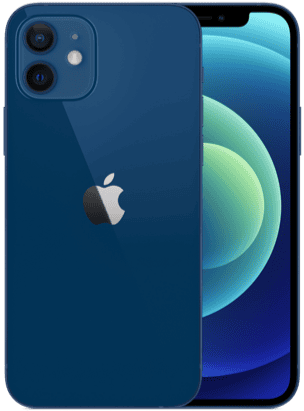 iPhone 12 in blauw.