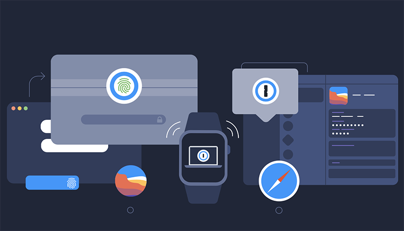 1Password ontgrendelen met Apple Watch