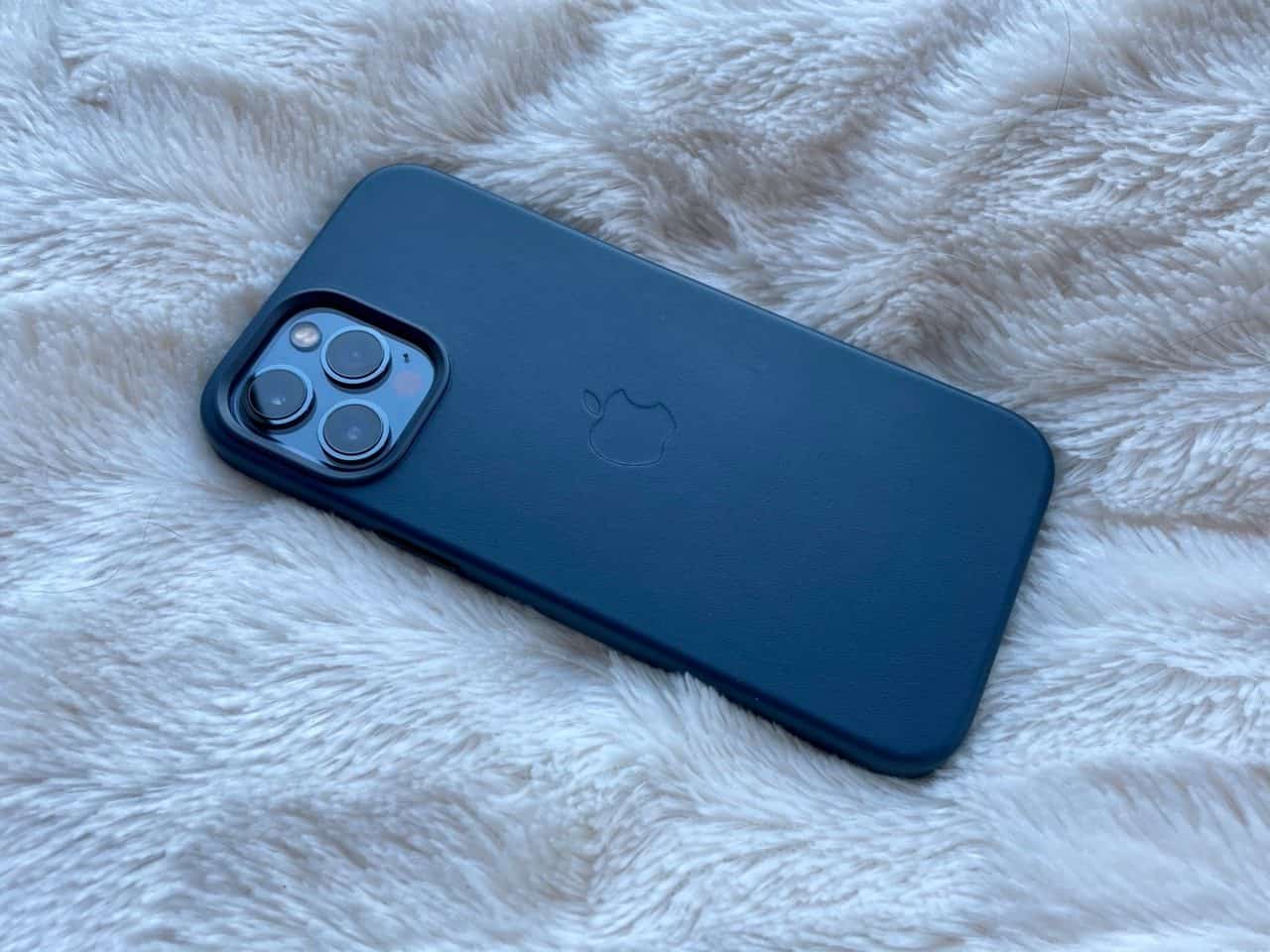 Leather Case met MagSafe voor iPhone 12 Pro Max