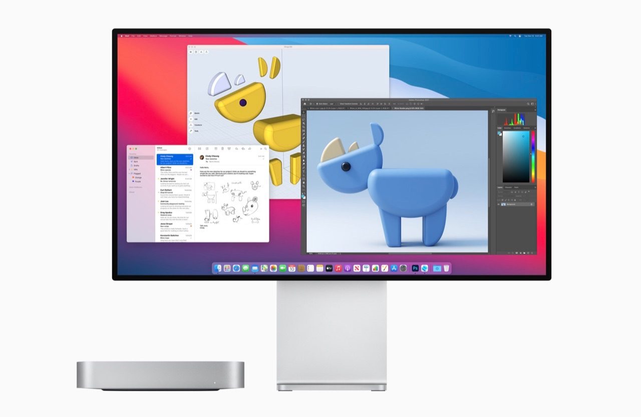 Mac mini met Pro Display XDR