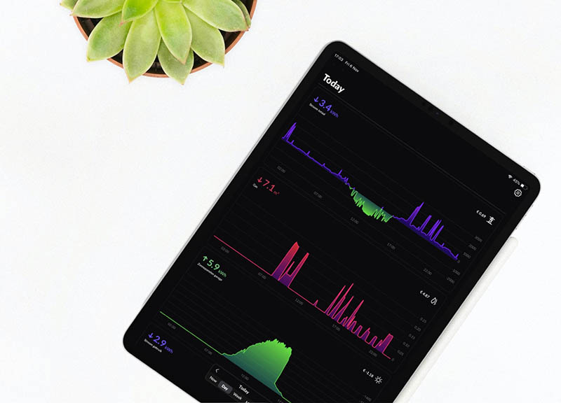 HomeWizard Energy op iPad