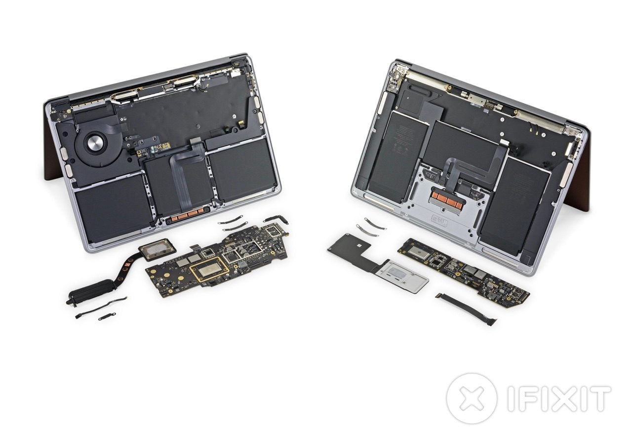 iFixit teardown M1 MacBooks