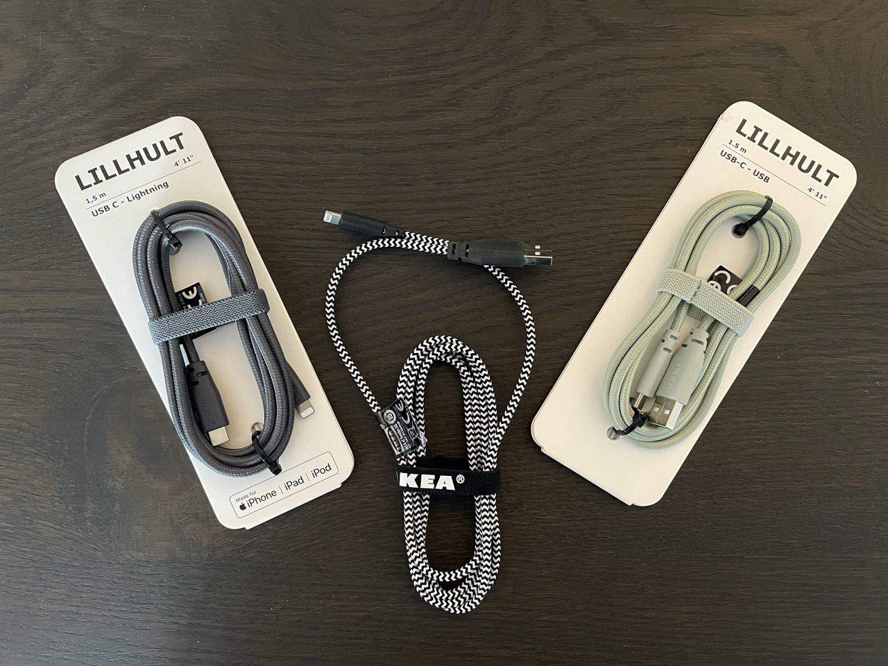 IKEA LILLHULT kabels met MFi.