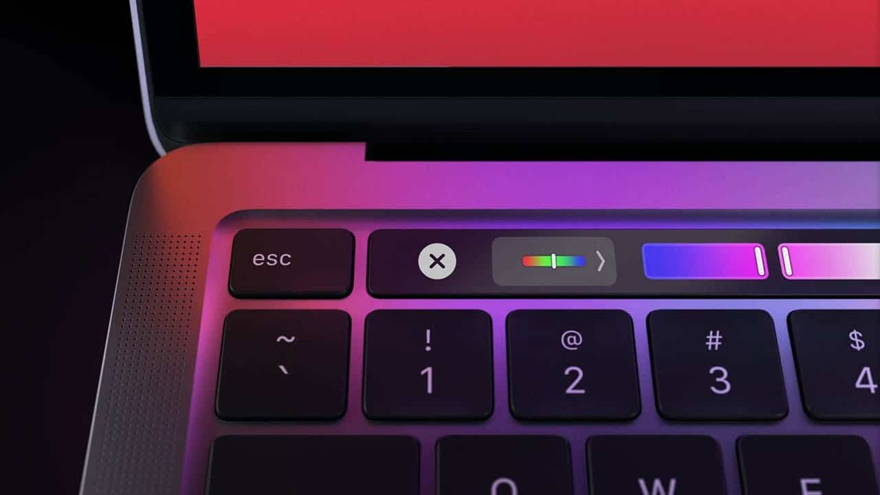 MacBook Pro Touch Bar 2020