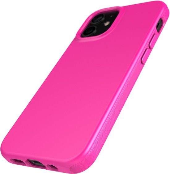 Tech21 iPhone 12 mini case in roze.
