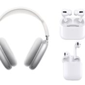 AirPods vergelijken: AirPods Max, AirPods Pro en gewone AirPods.