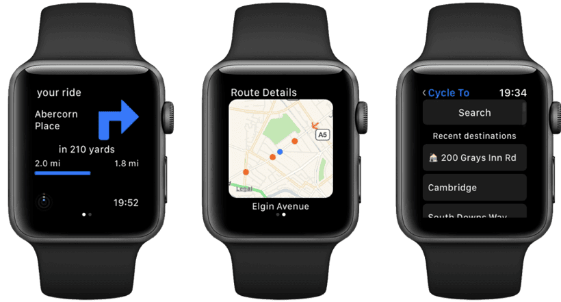 CycleMaps Apple Watch
