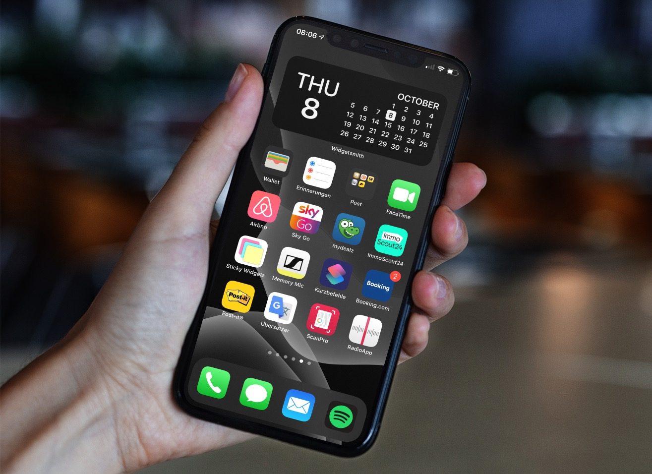 Widgetsmith op iPhone