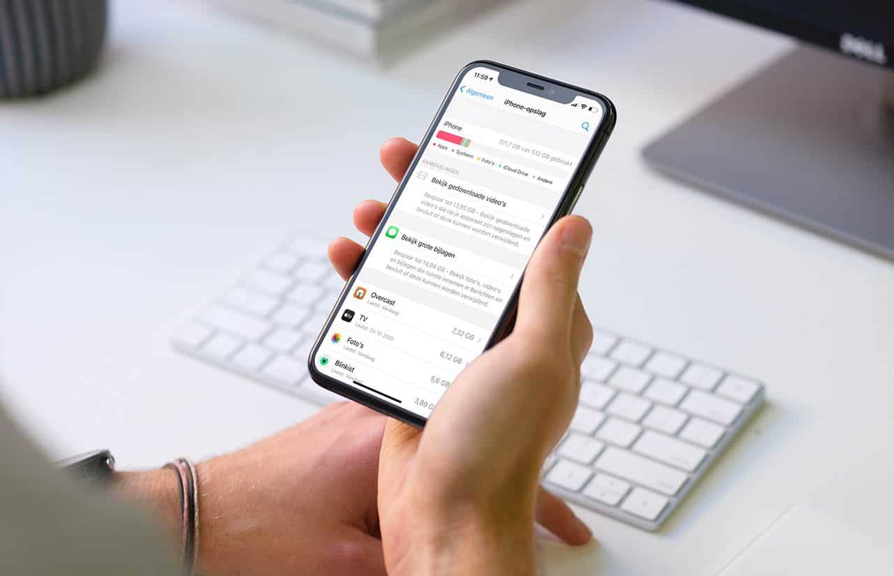 iPhone opslag andere