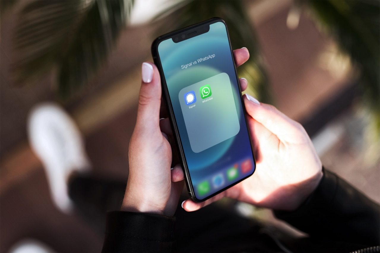 Signal vs WhatsApp vergelijking.