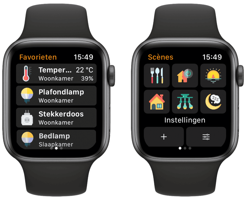 WristControl: HomeKit-app op Apple Watch met scènes en apparaten.