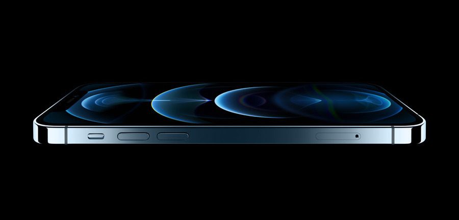 iPhone 12 Pro Max liggend