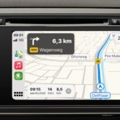 CarPlay: Apple Kaarten met flitspaal.