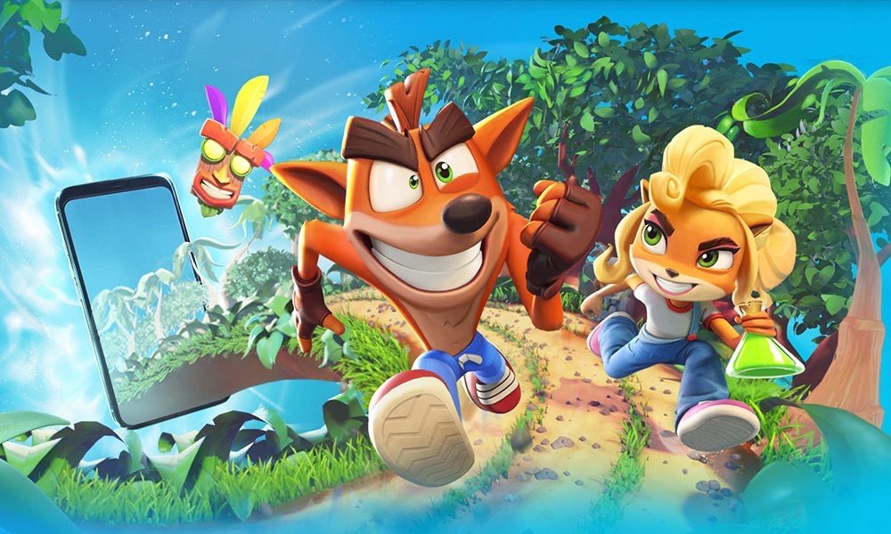 Crash Bandicoot: On the Run artwork.