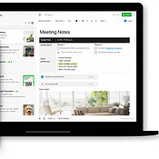 Evernote mobiel en op laptop