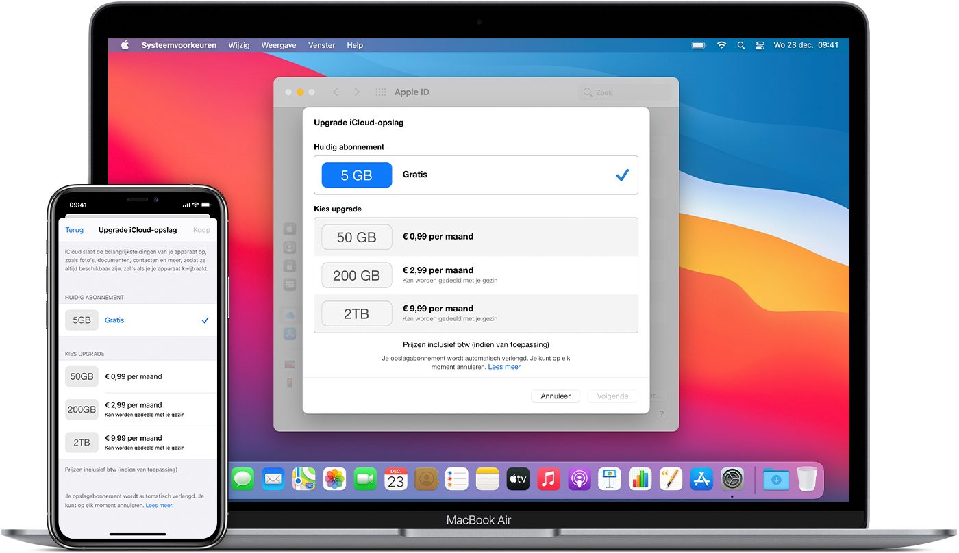 Marine Zoekmachinemarketing hamer iCloud opslag vergroten en upgraden: zo kun je iCloud opslag kopen