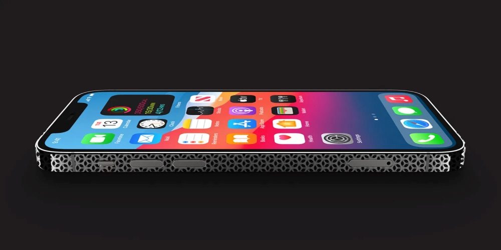 iPhone kaasrasp design aan de zijkant.