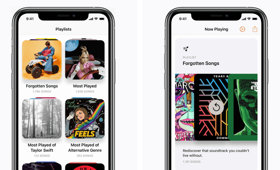 Next-app voor Apple Music.