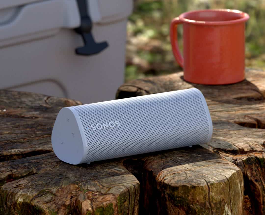 Sonos Roam tijdens kamperen