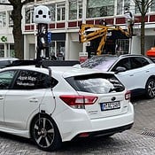 Apple Kaarten-auto in Nederland (Arnhem).