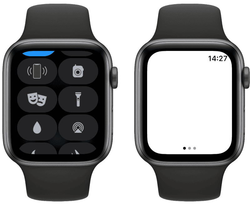 Apple Watch zaklamp openen.