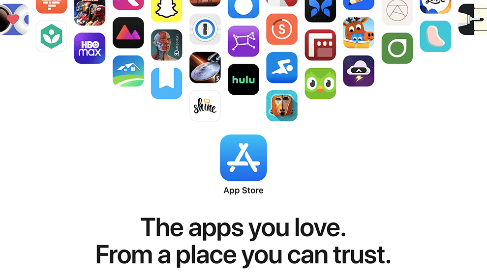 App Store is a trusted place