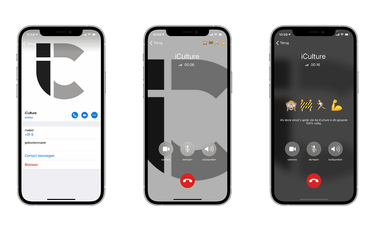 CallKit in de Telegram-app