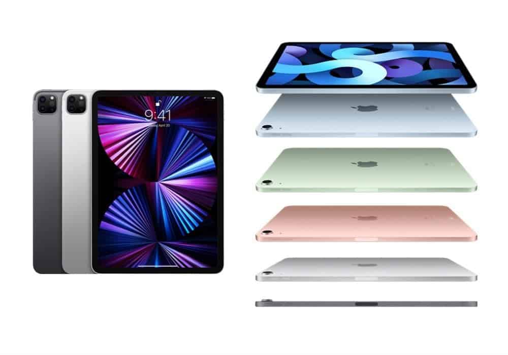 iPad Pro 2021 vs iPad Air 2020.