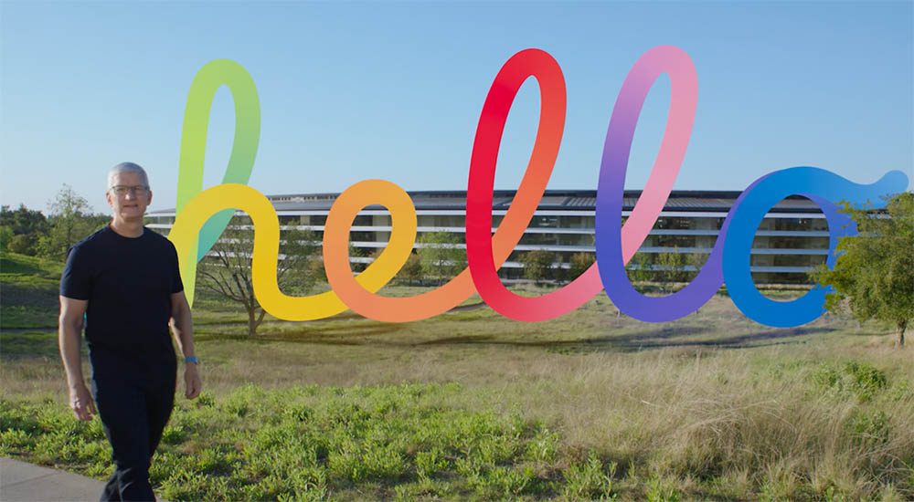 Spring Loaded: Tim Cook met Hello-logo