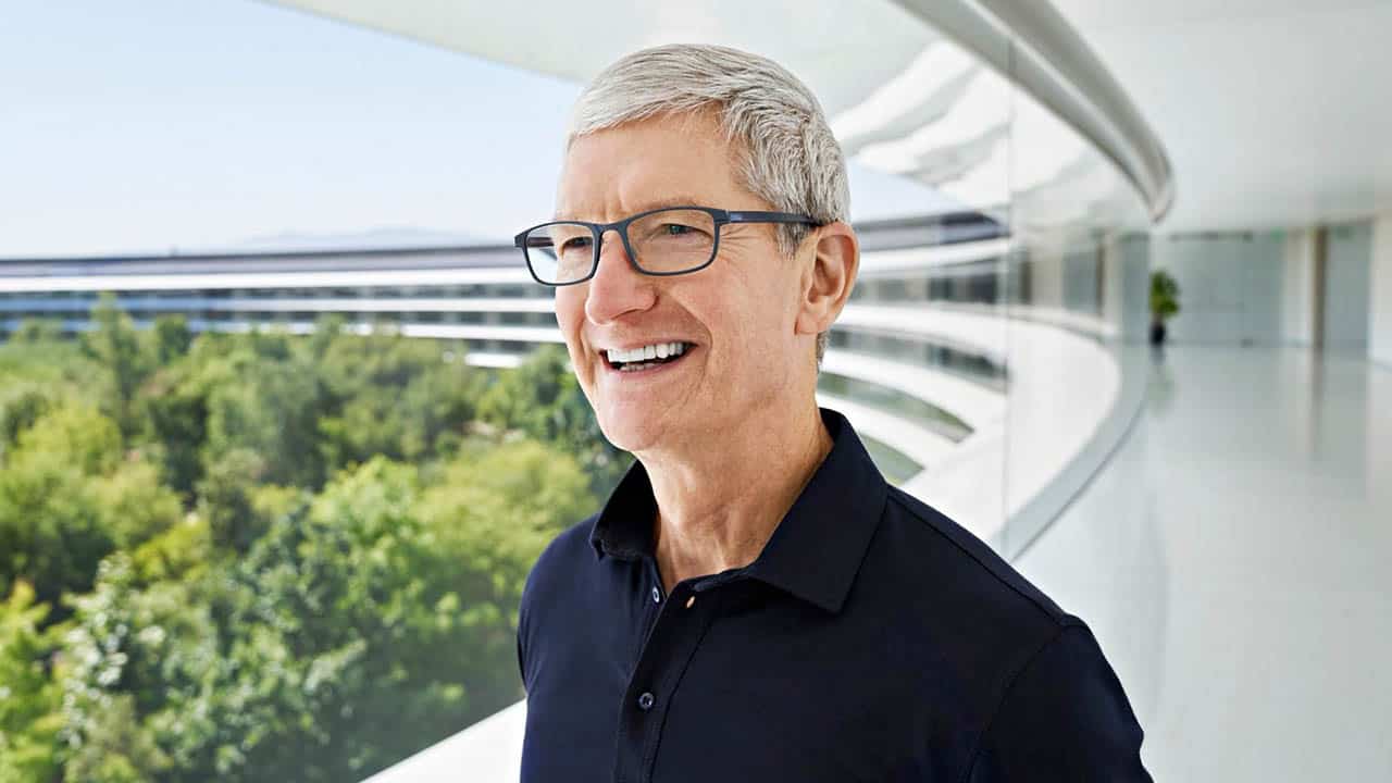 Tim Cook op Apple Park