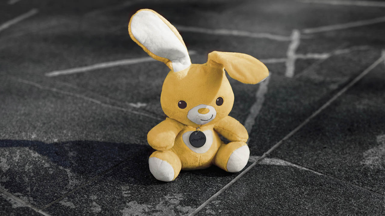 Chipolo One Spot met knuffel