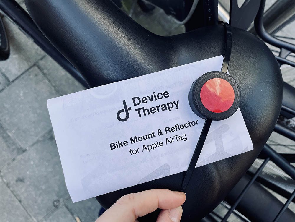 Device Therapy Bike Mount & Reflector for Apple AirTag - AirTag