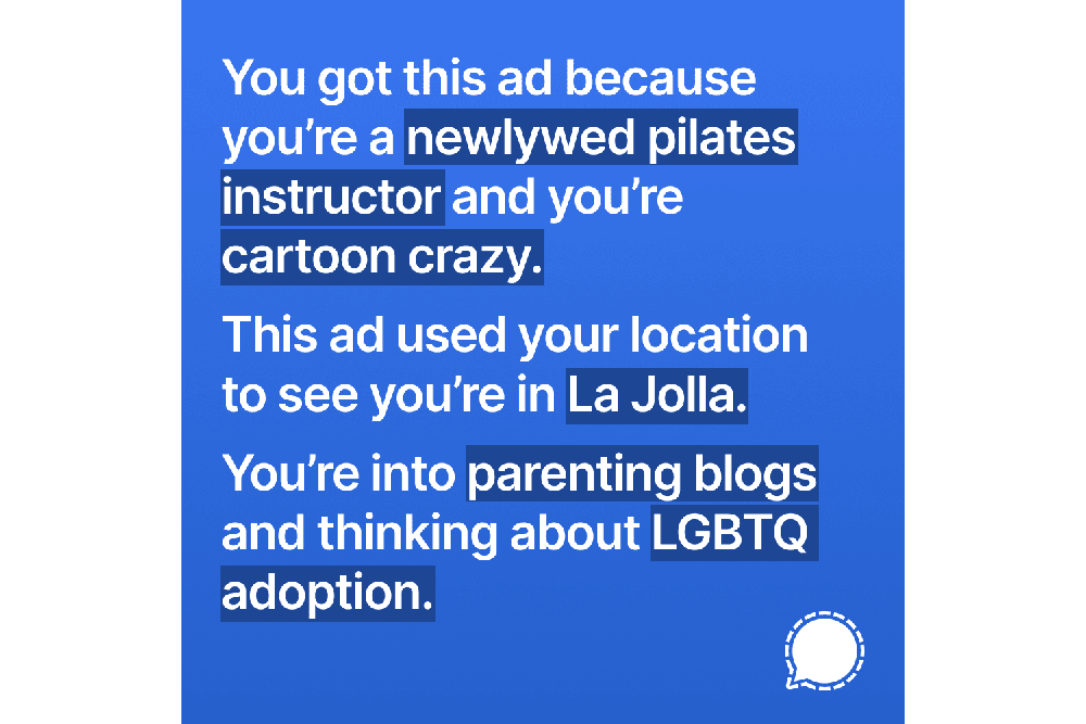 Signal reclame pilates