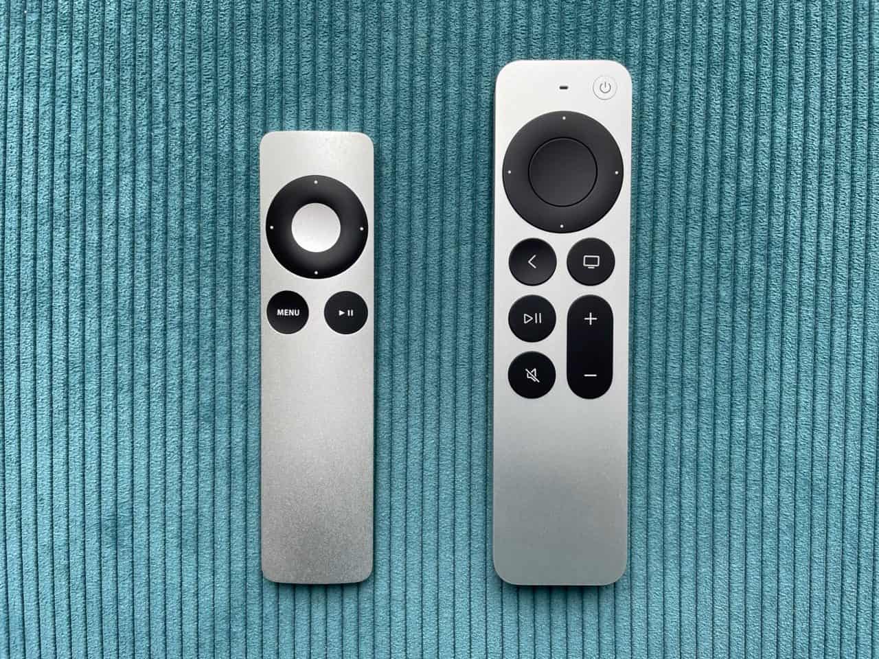 Siri Remote 2021 review tweede generatie vs oude Apple TV Remote.