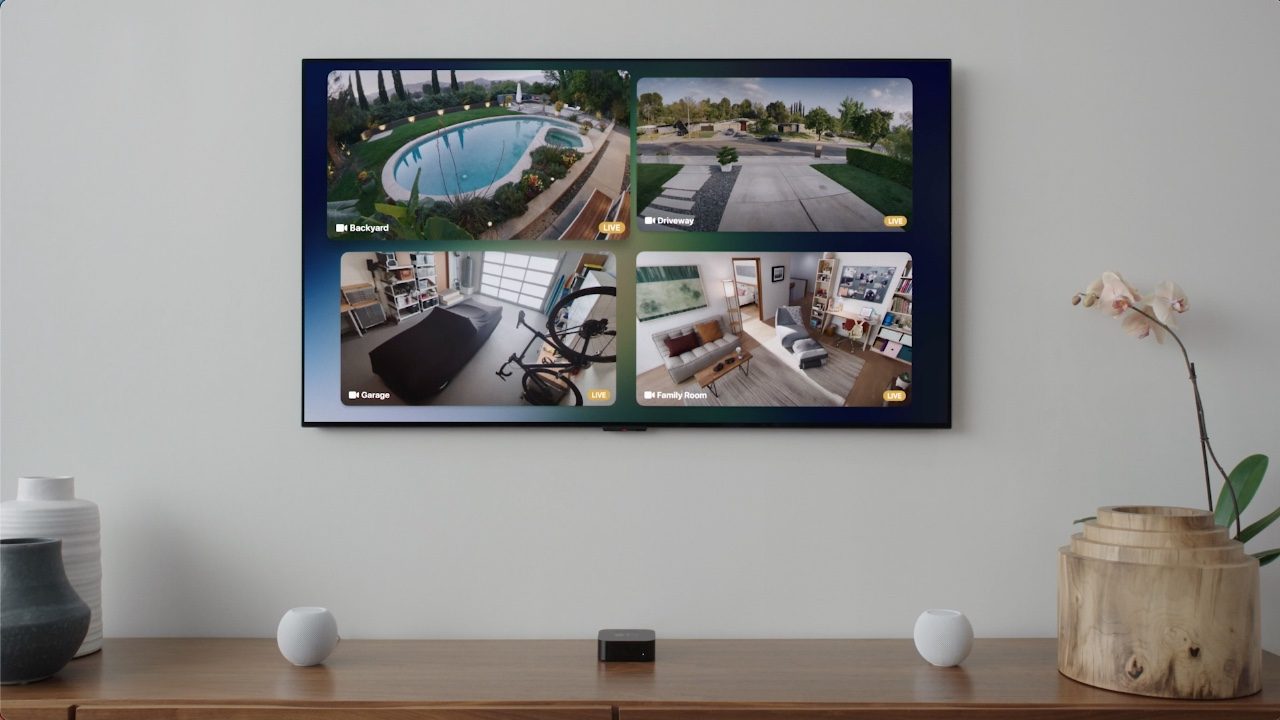 Alle camera's bekijken vanaf Apple TV