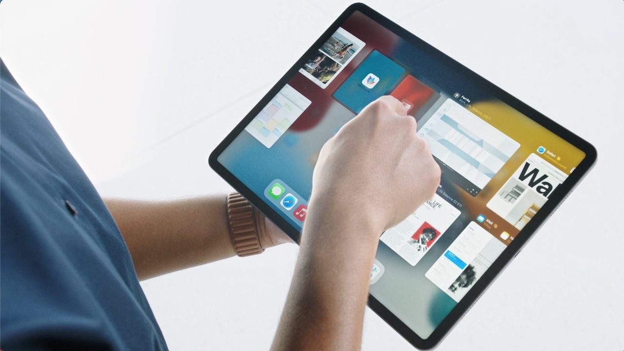 Apps samenvoegen iPadOS 15