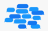 Blauwe iMessage bubbels