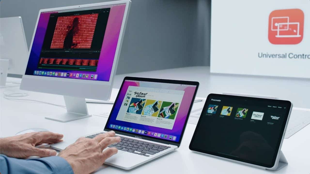 Cursor delen MacBook, iMac en iPad
