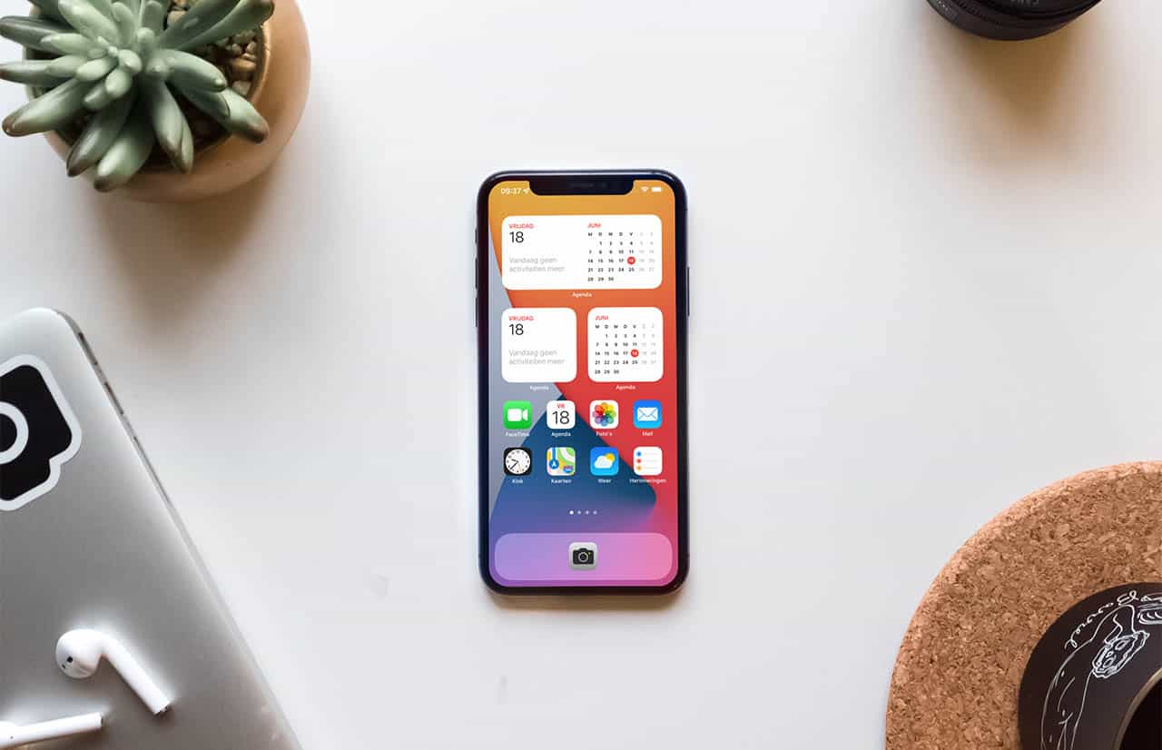 Agenda-widgets op iPhone