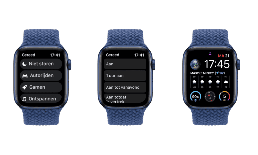 Apple Watch Focus in watchOS 8.