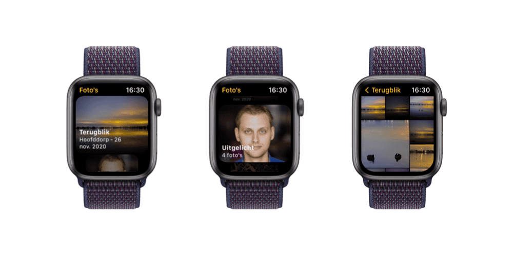 Apple Watch: watchOS 8 met nieuwe Foto's-app.