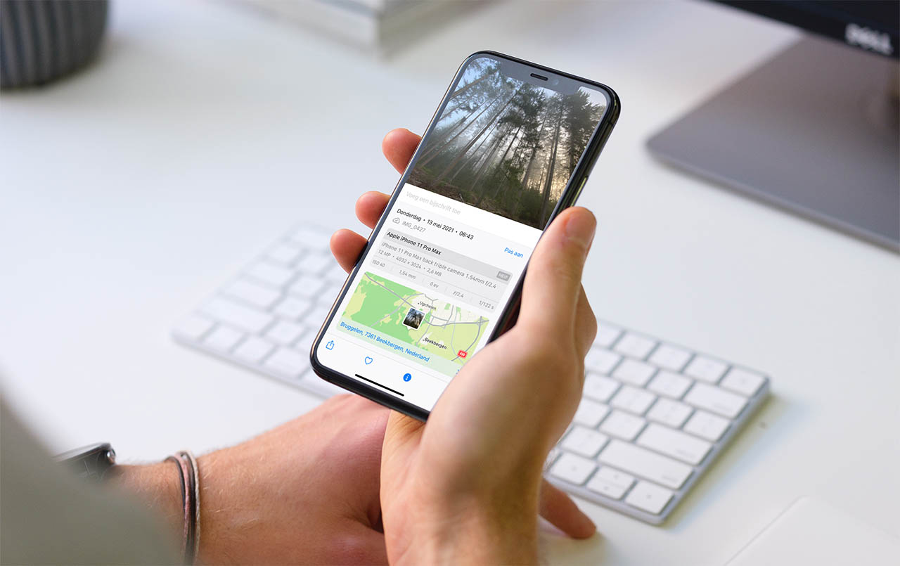 EXIF foto's op de iPhone bekijken