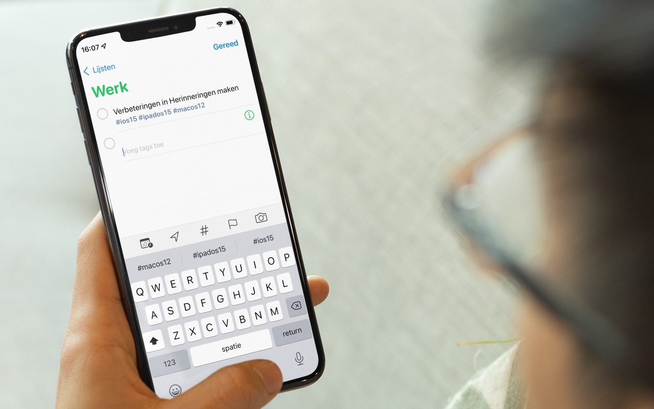 Verbeteringen voor Herinneringen in iOS 15.