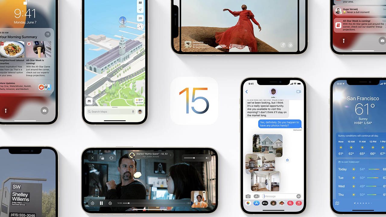 iOS 15 functies