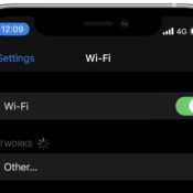 iOS WiFi-instellingen